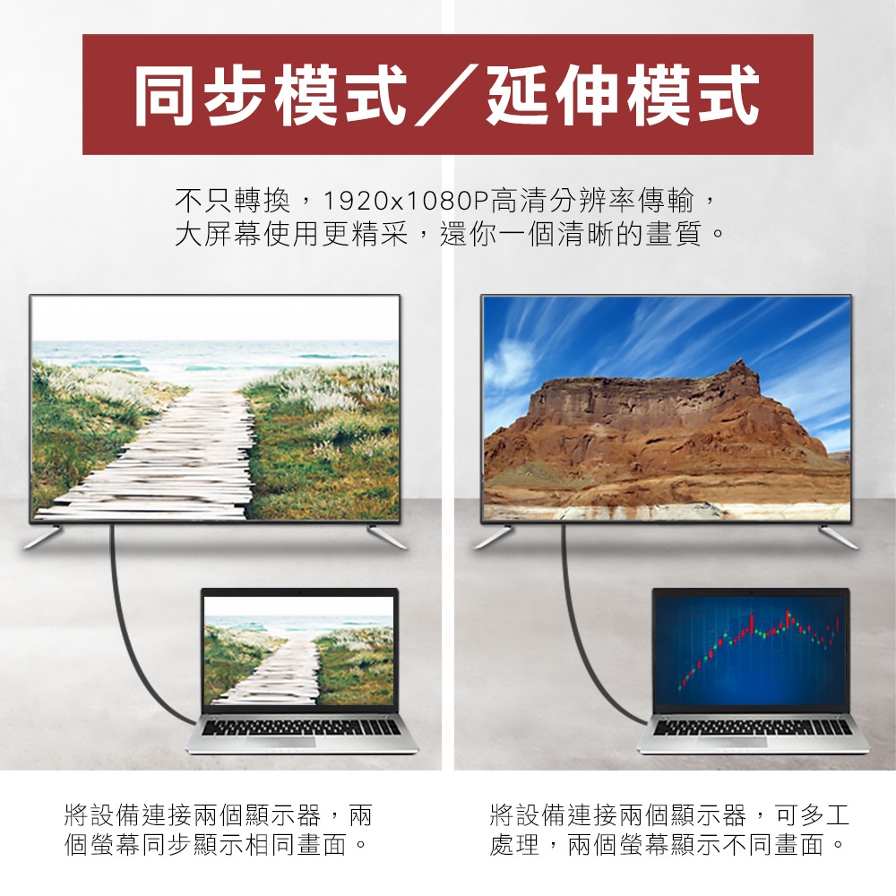 HDMI轉VGA 鍍金 扁線OD:2.2*7.8MM 黑 HDMI線 VGA線1.2m2m3m5m HDMI 轉VGA-細節圖3