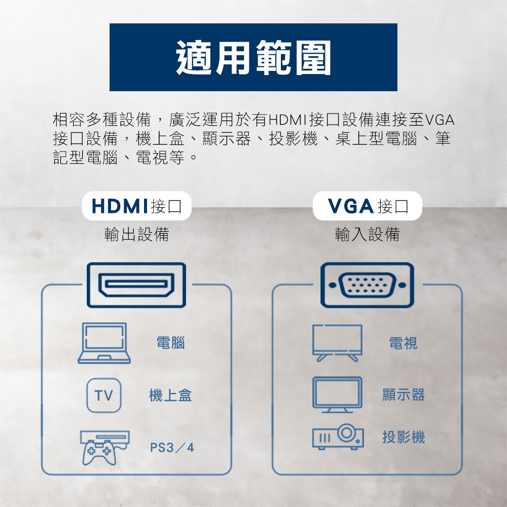 HDMI轉VGA 鍍金 OD5.5MM 黑 HDMI線 VGA線1.2m2m3m HDMI 轉 VGA-細節圖4