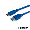 電源加粗 抗干擾強化USB 3.2 A公轉Type C 0.5米1米1.8米3米 USB3.2 USB3.0-規格圖6