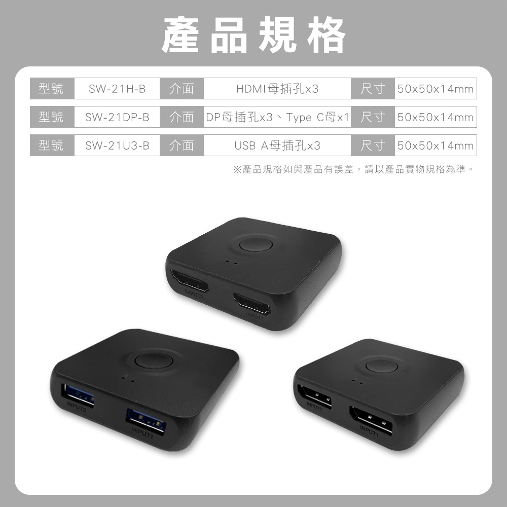 USB3.2 1轉2雙向互轉切換器 5Gbps 2轉1 USB切換器 HDMI 切換器 DP切換器 4K8K雙向-細節圖7