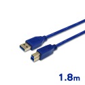 CX USB3.0傳輸線 A公 B公 1.8m3m USB 3.0 寶藍色 USB3.2 gen1-規格圖4