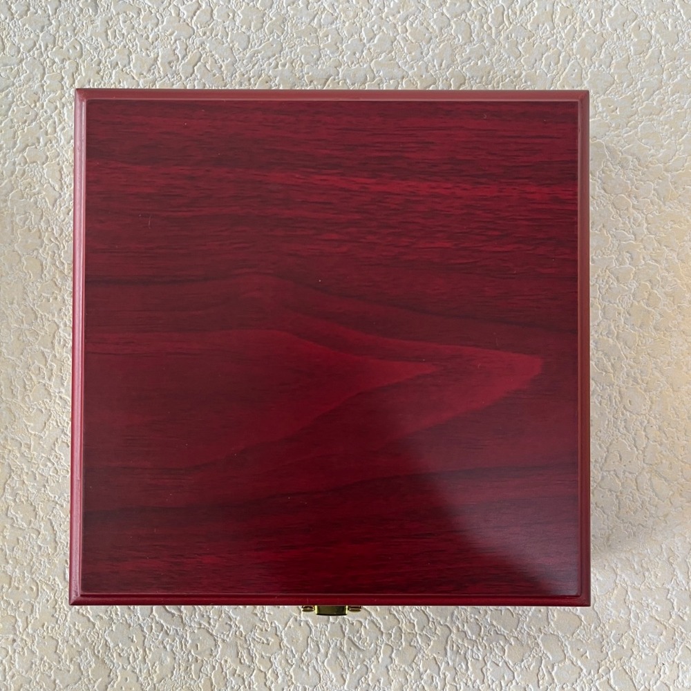 大木盒艾絨印泥 楠竹印泥 紅木印泥 鏤花造型-規格圖2