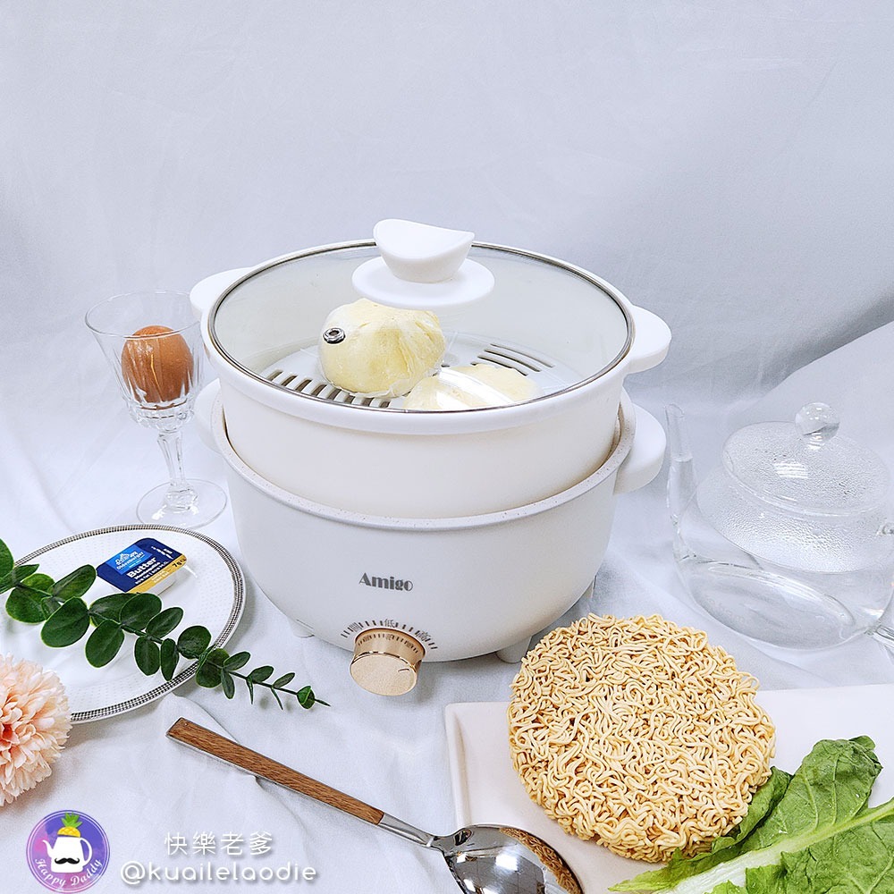 【Amigo】1.5公升 多功能美食鍋/蒸煮鍋/電火鍋 WK-2088-細節圖3