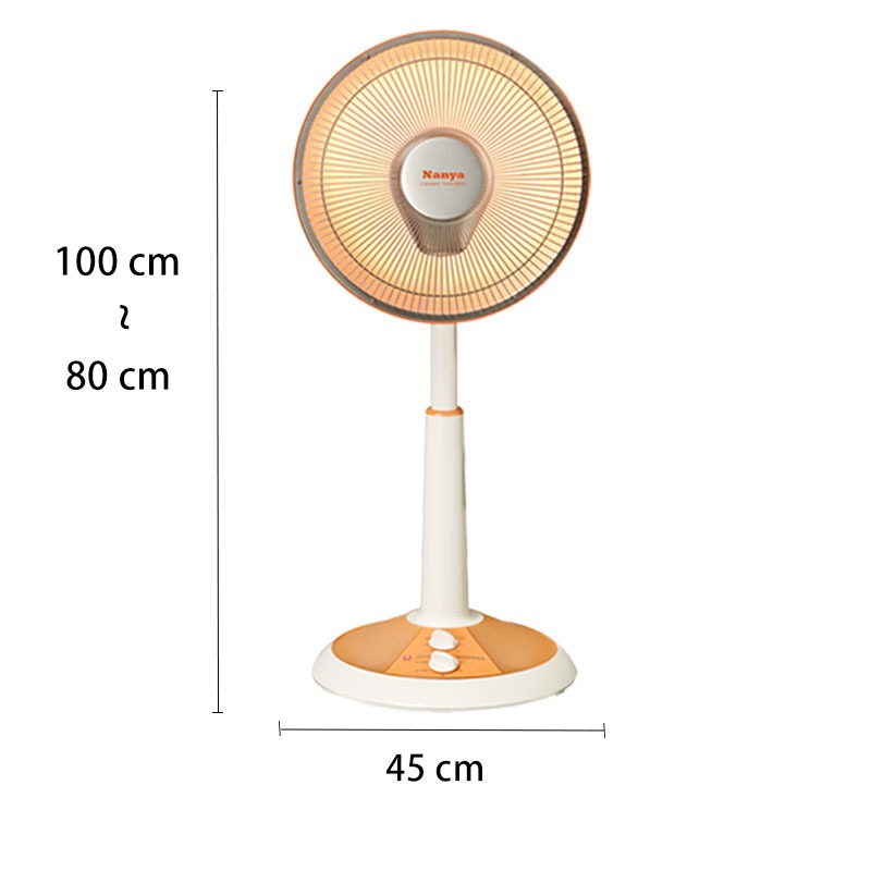 【南亞】MIT台灣製造 12吋 可定時/碳素燈電暖器 TAN-912TH-細節圖3