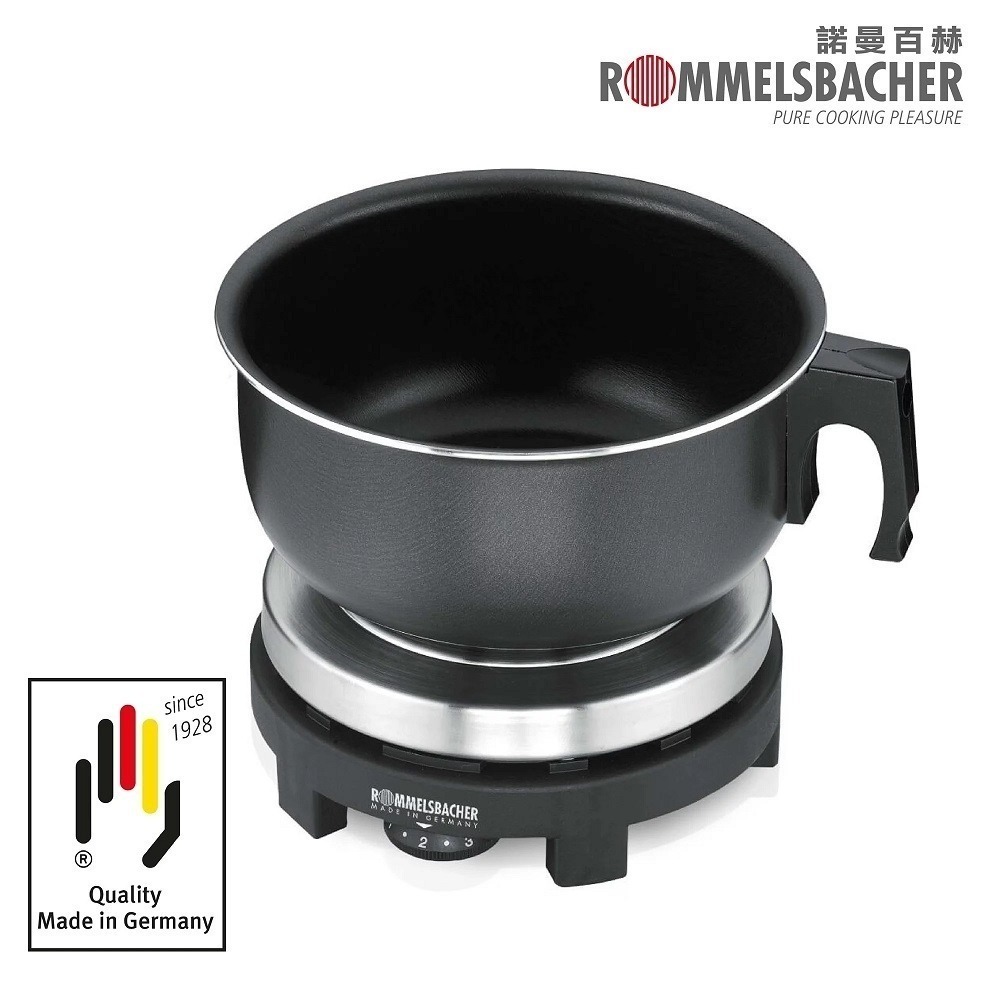 【德國ROMMELSBACHE諾曼百赫】雙電壓旅行用電爐/空姐鍋RK501/SU 贈玻璃蓋RK501-細節圖2