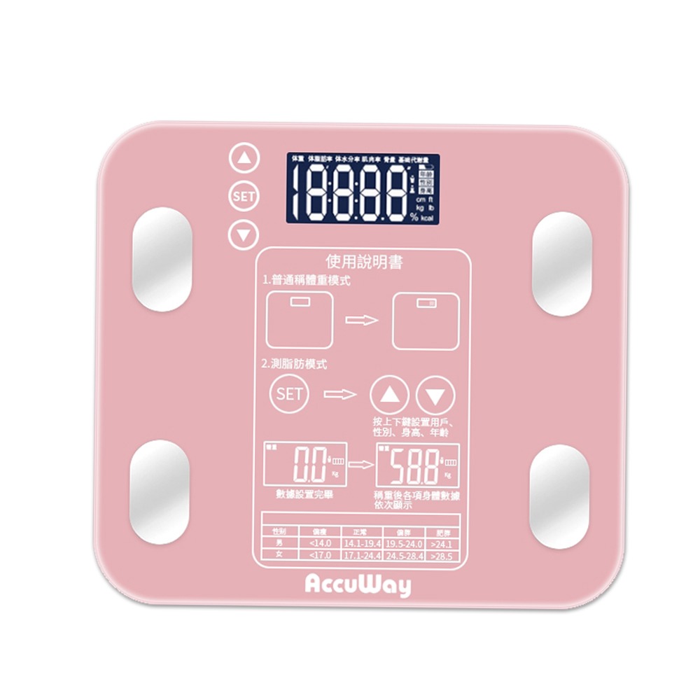 【Accuway】體重計(可記憶4數據) AW-938-細節圖3