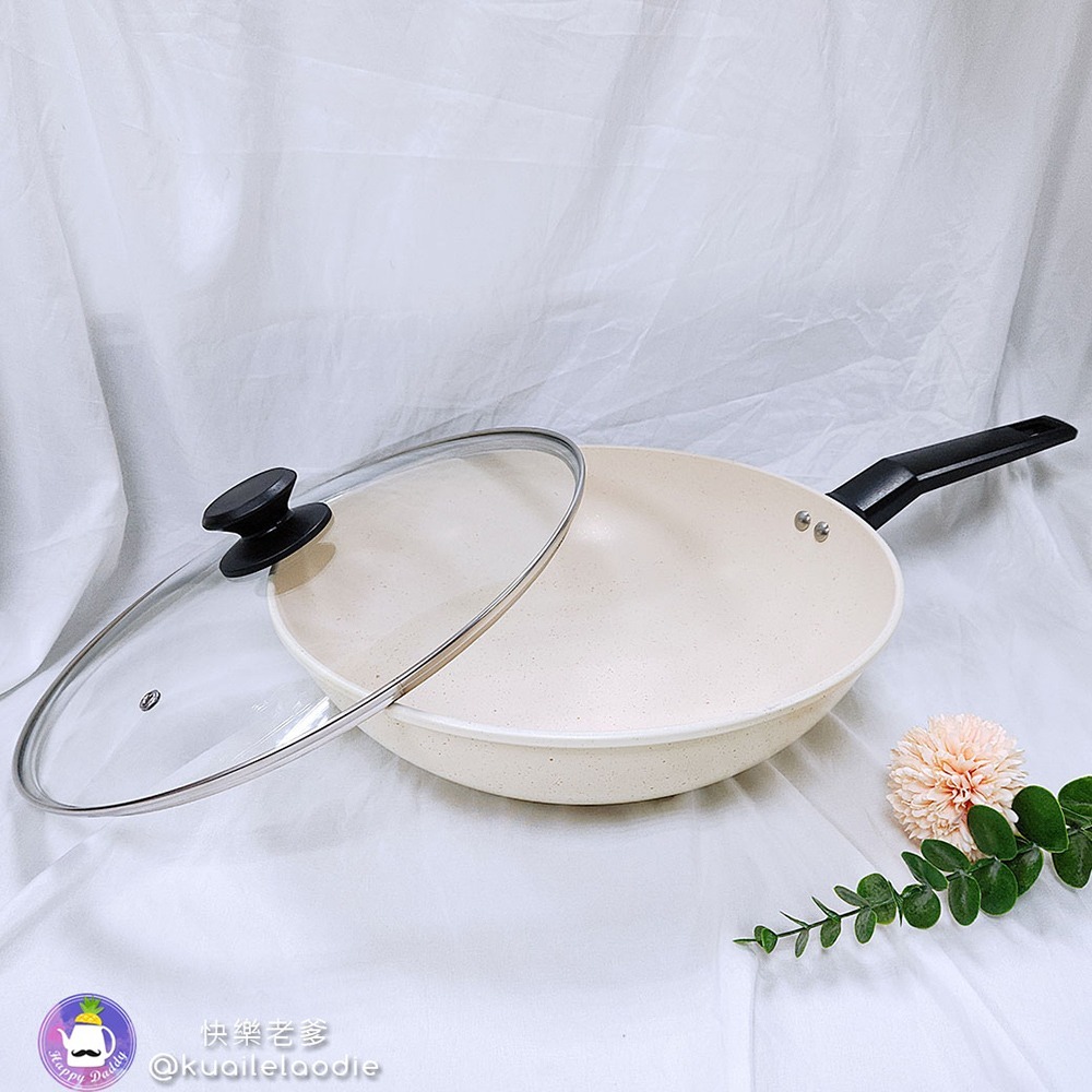 【西華】32cm瑪格麗特不沾炒鍋(含蓋) ASW-MG32-細節圖3