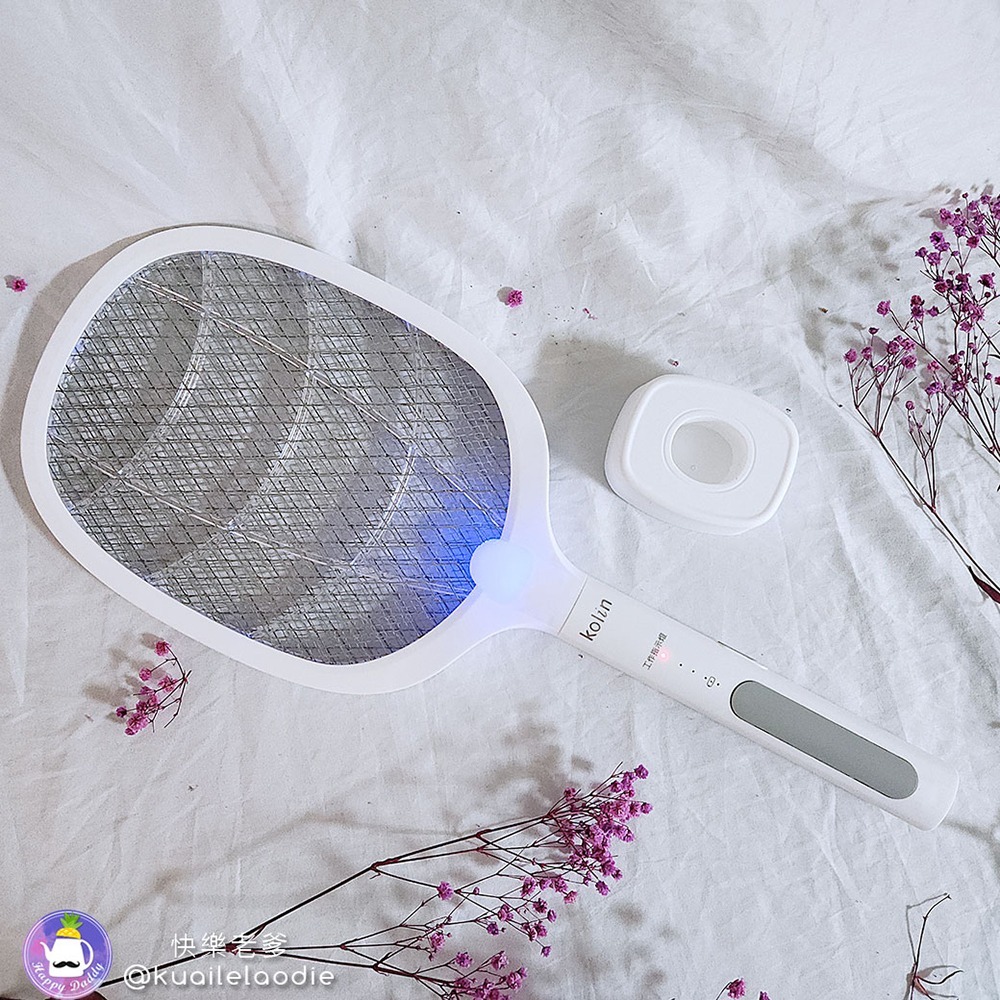 【歌林】二合一充電式三層大網面電蚊拍/捕蚊拍KEM-KU2301-細節圖2