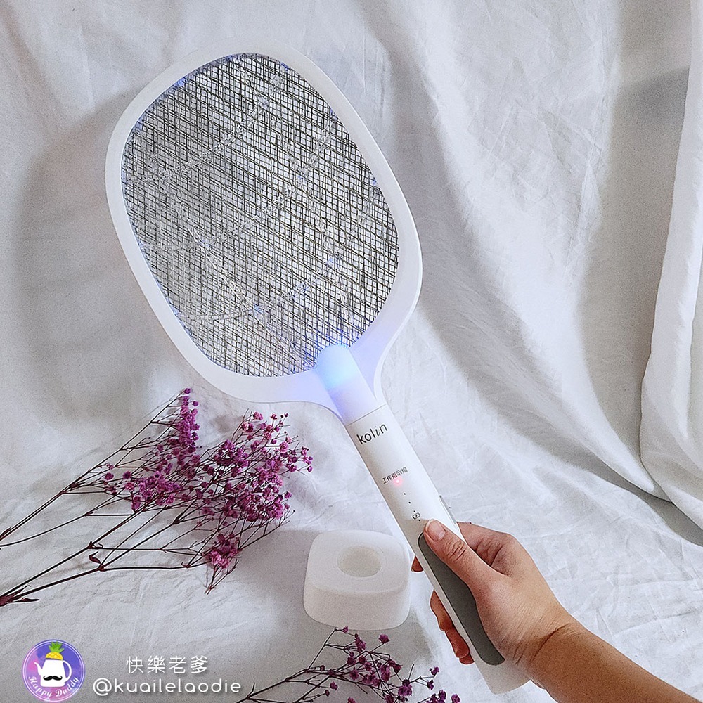 【歌林】二合一充電式三層大網面電蚊拍/捕蚊拍KEM-KU2301-細節圖4