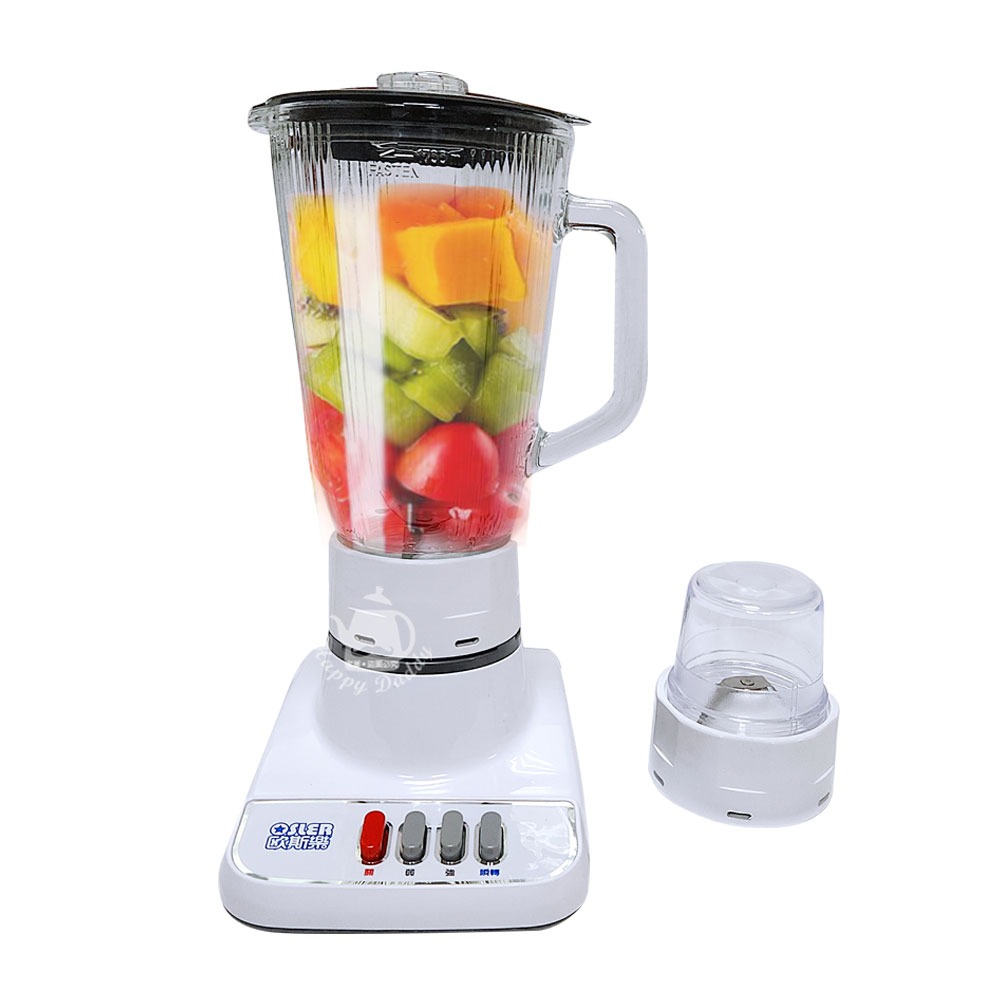 【歐斯樂】1600cc 2合1玻璃杯果汁機/附研磨杯/可研磨乾粉 HLC-757-細節圖9