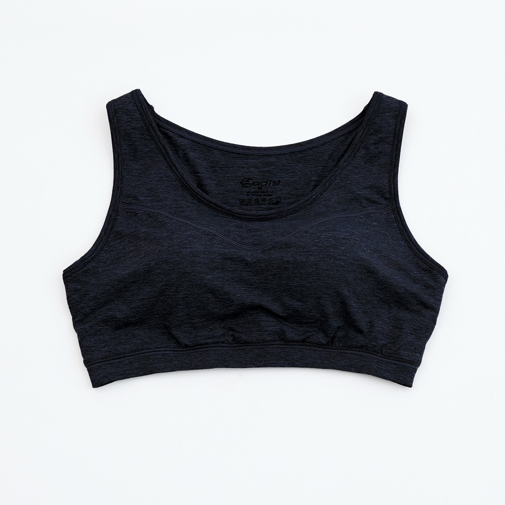 ADISI WINCOOL涼感舒適機能運動內衣 AU2411037 夜暗黑 (S-2XL)｜吸濕排汗 快乾 彈性 胸衣-細節圖2