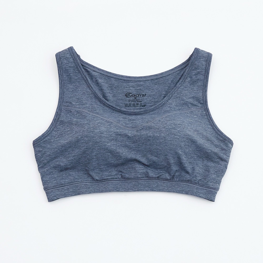 ADISI WINCOOL涼感舒適機能運動內衣 AU2411037 牛仔藍 (S-2XL)｜吸濕排汗 快乾 彈性 胸衣-細節圖2