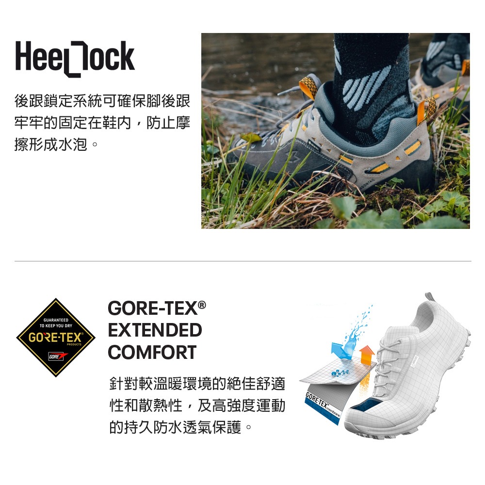 GARMONT 女款 GTX 中筒郊山健走鞋 Santiago WMS 002440-細節圖8
