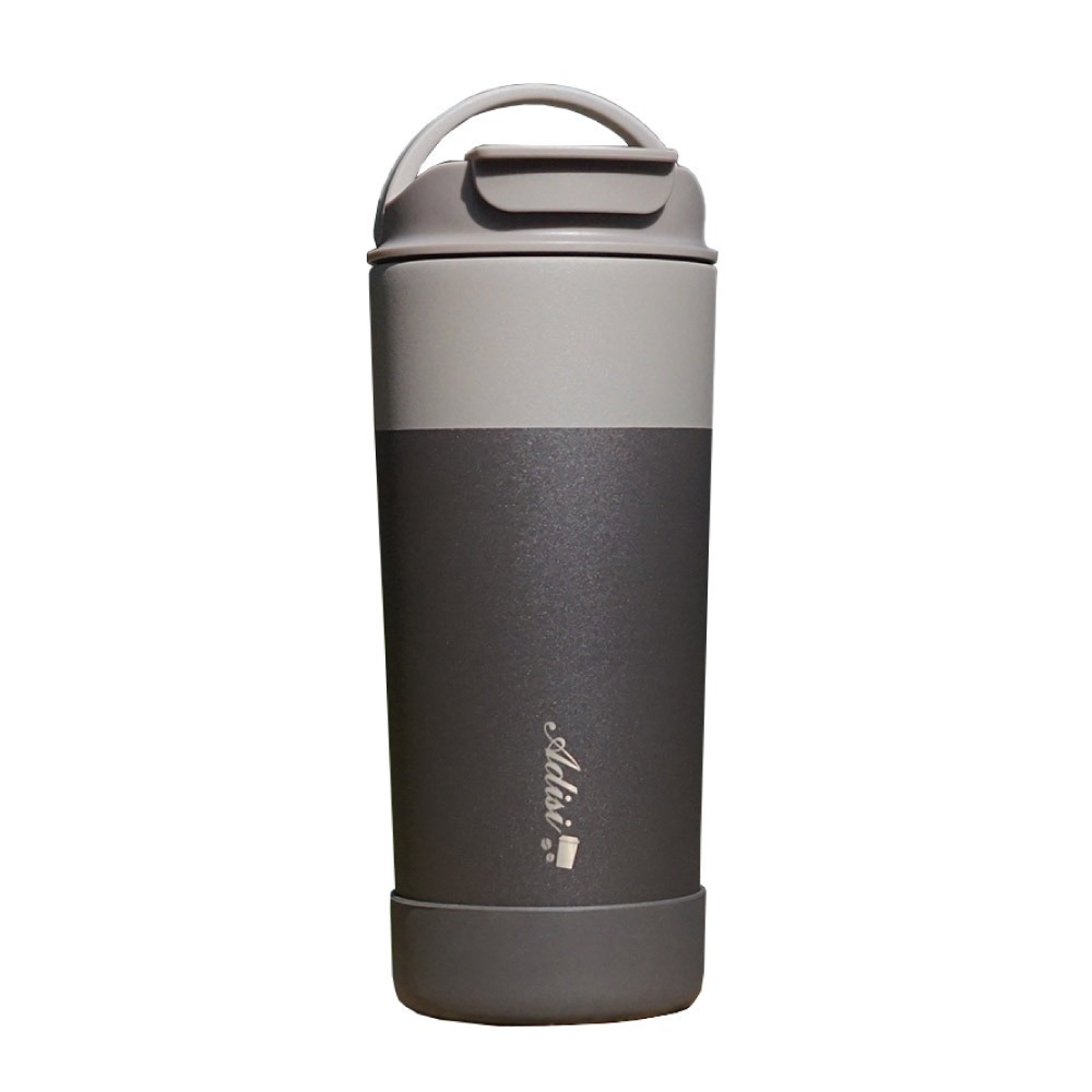 ADISI 手提隨行保溫咖啡杯 AS24096 【摩卡巧克力 / 600ml】｜旅行 陶瓷塗層 環保杯 陶瓷咖啡杯-細節圖2