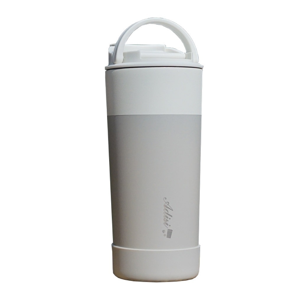 ADISI 手提隨行保溫咖啡杯 AS24096 【雲朵奶蓋 / 600ml 】｜旅行 陶瓷塗層 環保杯 陶瓷咖啡杯-細節圖2