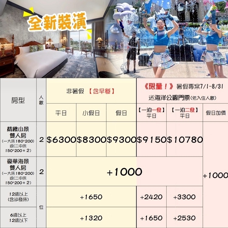 全新英倫風裝潢(瑪利歐旅遊網)花蓮~遠雄悅來(遠來)飯店『精緻山景雙人住宿+早餐+接駁』另有一泊二食專案-細節圖2