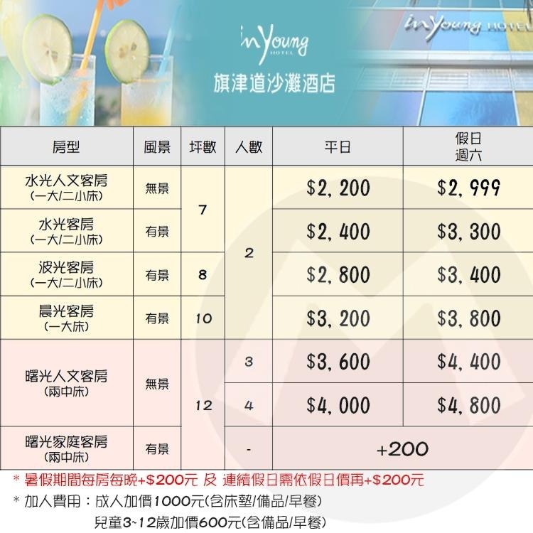 (瑪利歐旅遊網)高雄．旗津道沙灘酒店『各房型住宿乙晚+早餐+閱讀區+停車位』鄰近沙灘、旗津老街-細節圖2