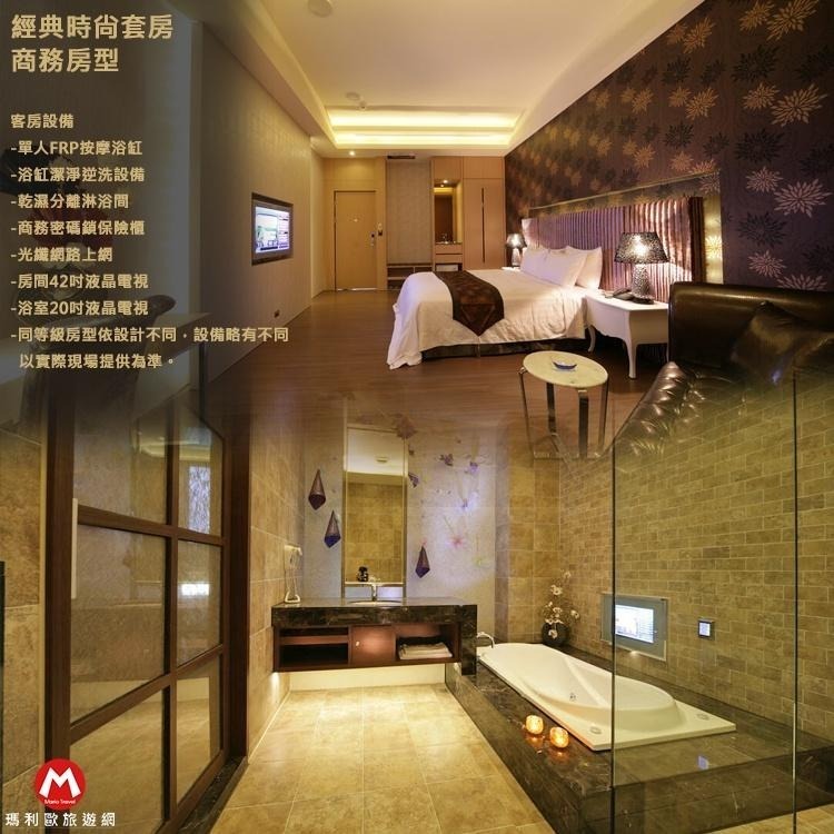享受奢華的生活方式(瑪利歐旅遊網)台中大雅~杜拜風情時尚旅館~『車庫房/商務房』住宿券含早餐~多種風格元素-細節圖5