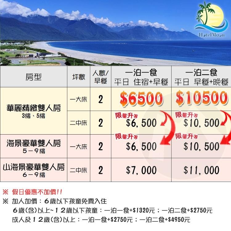 最美景觀渡假(瑪利歐假日不加價！)花蓮 七星潭水上明月海景旅店『升等家庭房ｏｒ海景雙人房+2客早餐+海洋天際SPA』-細節圖2