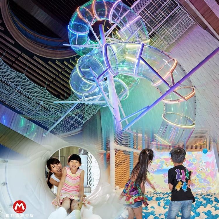 5層樓高彩虹滑梯(瑪利歐旅遊)屏東恆春 ‧ 墾丁怡灣渡假酒店『各房型住宿乙晚+早餐+泳池+彩虹滑梯、空中吊橋、親子怡樂園-細節圖7