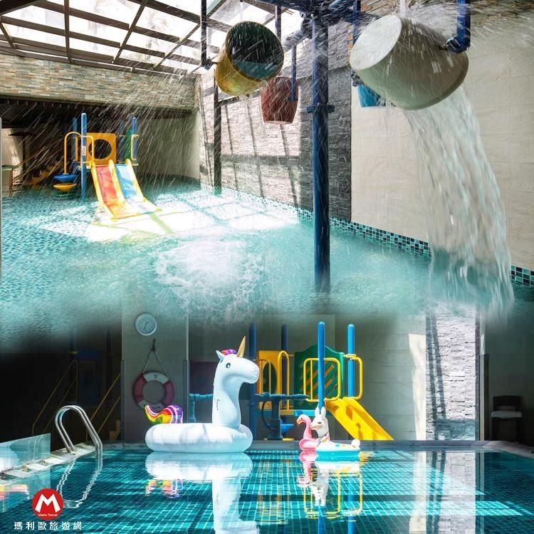 5層樓高彩虹滑梯(瑪利歐旅遊)屏東恆春 ‧ 墾丁怡灣渡假酒店『各房型住宿乙晚+早餐+泳池+彩虹滑梯、空中吊橋、親子怡樂園-細節圖8