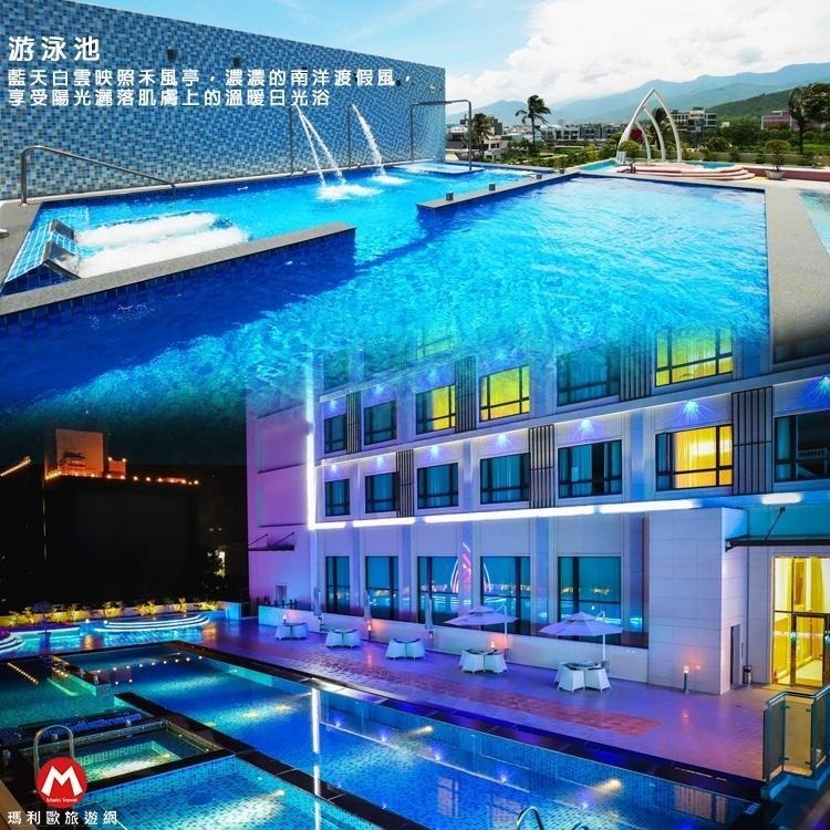 台東最好玩的親子飯店！(瑪利歐高CP值)禾風新棧度假飯店『各房型住宿含早餐』氣墊城堡、甩尾車、戶外游泳池、兒童遊戲室-細節圖7