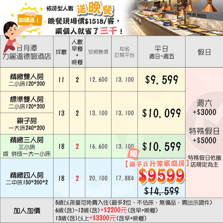 日月潭新選擇！(瑪利歐)六星級高檔體驗．力麗溫德姆溫泉酒店「精緻雙人房＋早午餐＋設施＋房內湯池」$9599起-細節圖2