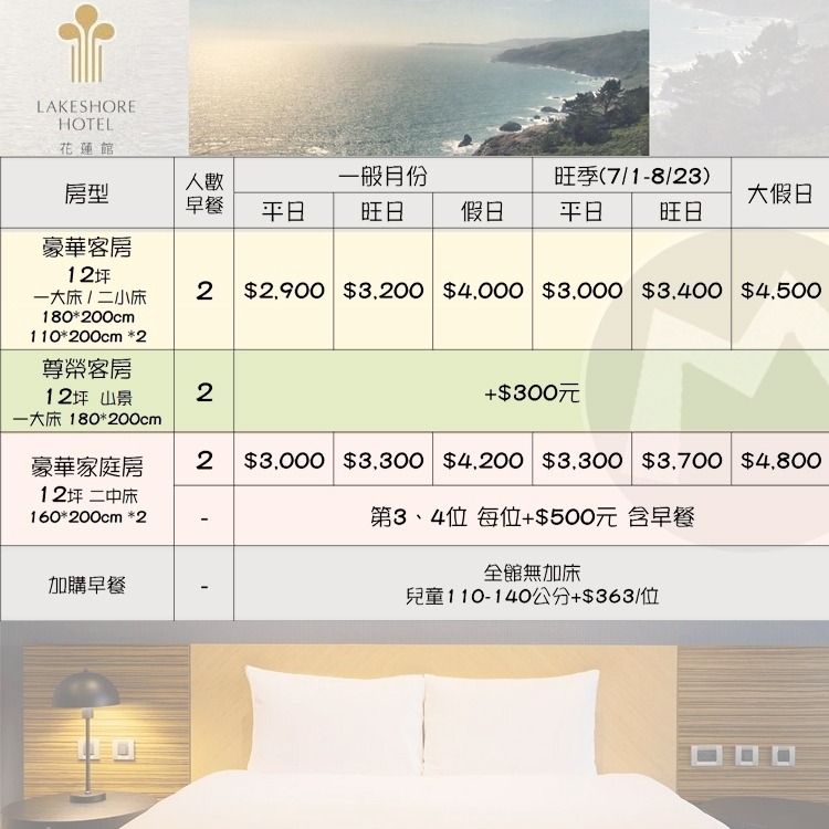 高CP值！(瑪利歐旅遊網)花蓮．煙波大飯店『依房型住宿乙晚+早餐+三溫暖+火車站接駁+遊戲室』-細節圖2