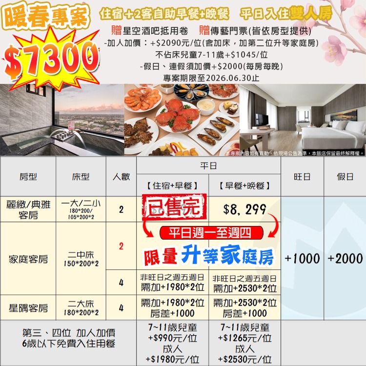 羅東絕無僅有的高空夜景(瑪利歐旅遊網)宜蘭．村却 國際溫泉酒店『依訂購房型+早餐+大眾風呂+房內雙湯池』-細節圖2