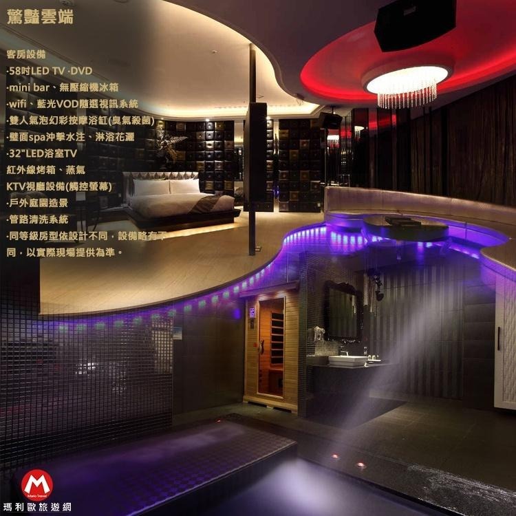 鄰近一中商圈(瑪利歐)台中最新~水雲端旗鑑概念旅館『主題車庫房住宿+自助早餐+大浴缸+停車位+親子設施+健身房』-細節圖5