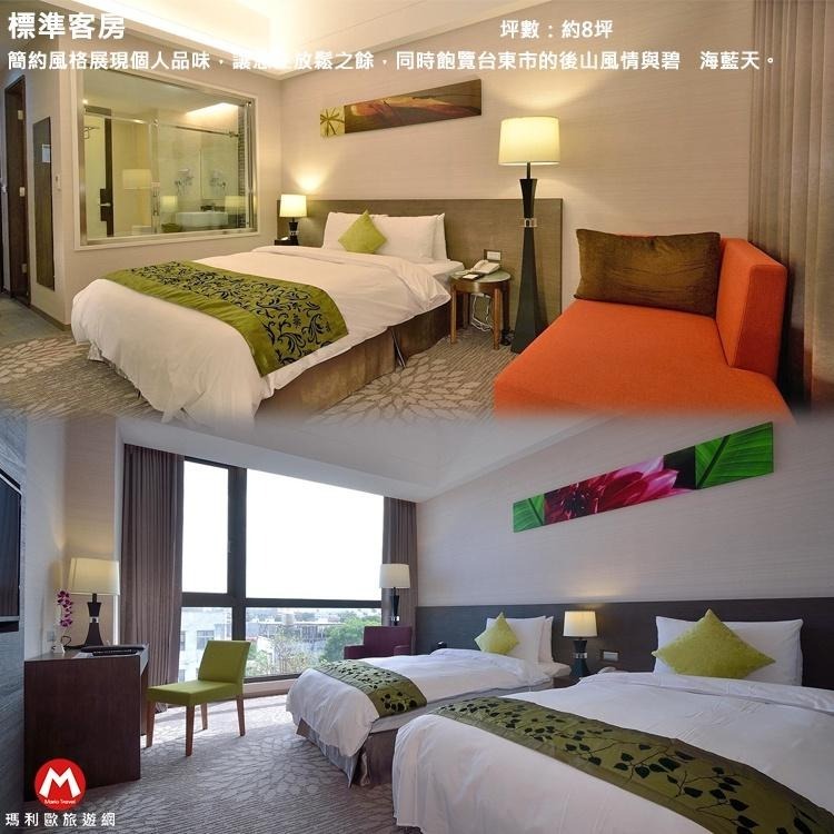 小資族首選(瑪利歐旅遊網)台東市區~富野渡假酒店『標準雙人房雙人房含早餐+腳踏車租借』近最夯景點鐵花村-細節圖4