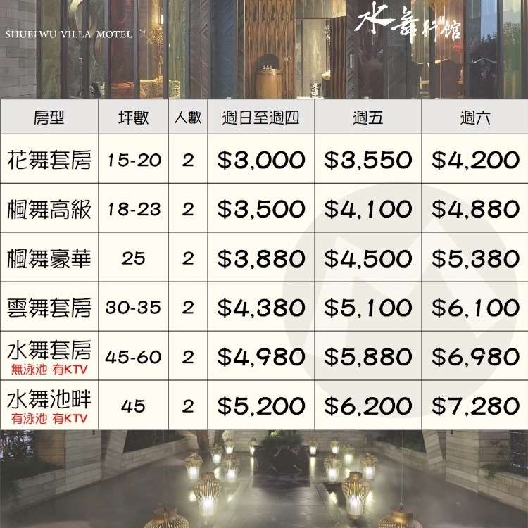 每間不同風格的享受(瑪利歐旅遊網)台中水舞行館MOTEL【各房型車庫房+含2客早餐享受大空間寬敞衛浴】-細節圖2