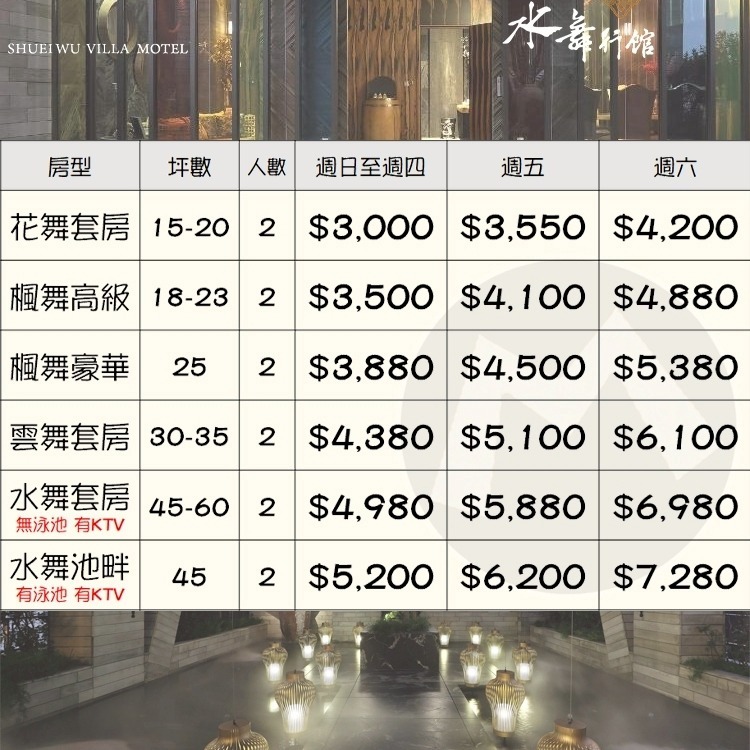 每間不同風格的享受(瑪利歐旅遊網)台中水舞行館MOTEL【各房型車庫房+含2客早餐享受大空間寬敞衛浴】-細節圖2