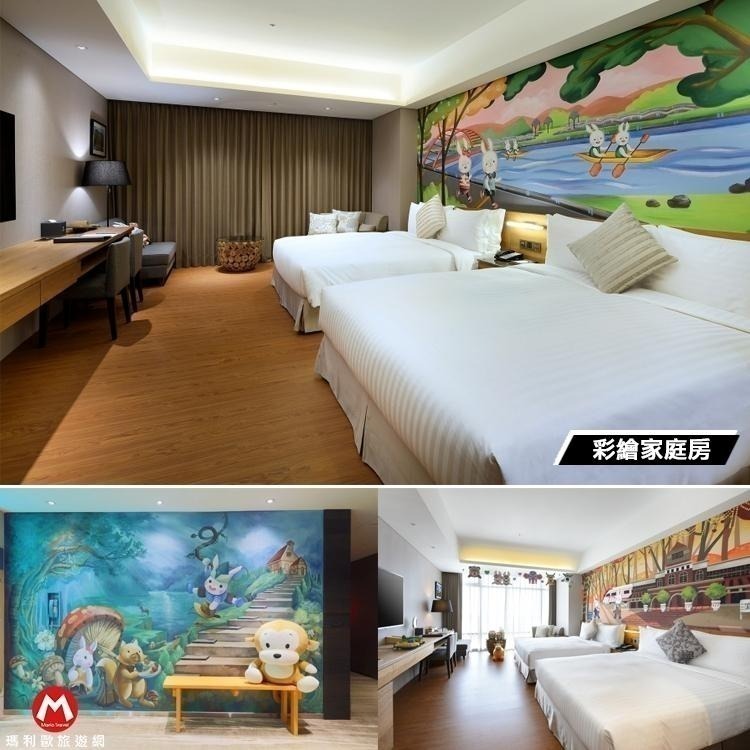 超強親子住宿(瑪利歐指定日送2位小朋友含餐) 宜jav蘭悅川星級渡假酒店『平日升等彩繪親子房+2客早餐+2客晚餐+設施』-細節圖6