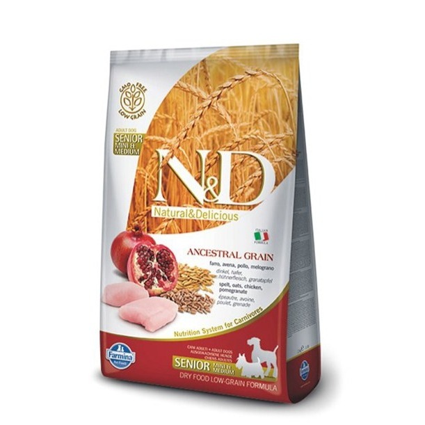 法米納 - 天然低穀狗飼料 2.5g (成犬、老犬、羊肉藍莓、雞肉石榴、鱈魚香橙)-細節圖2