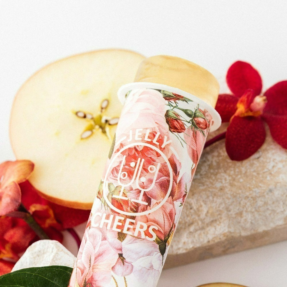 Cheersjelly舉杯低卡凍經典款ｘ蘋果蒟蒻凍1盒6根入-細節圖3