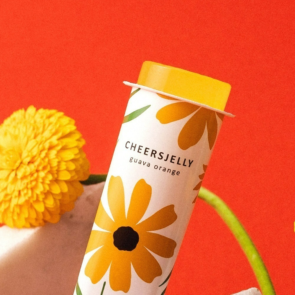 Cheersjelly舉杯低卡凍膳食纖維款ｘ芭樂柳橙蒟蒻凍1盒6根入-細節圖2