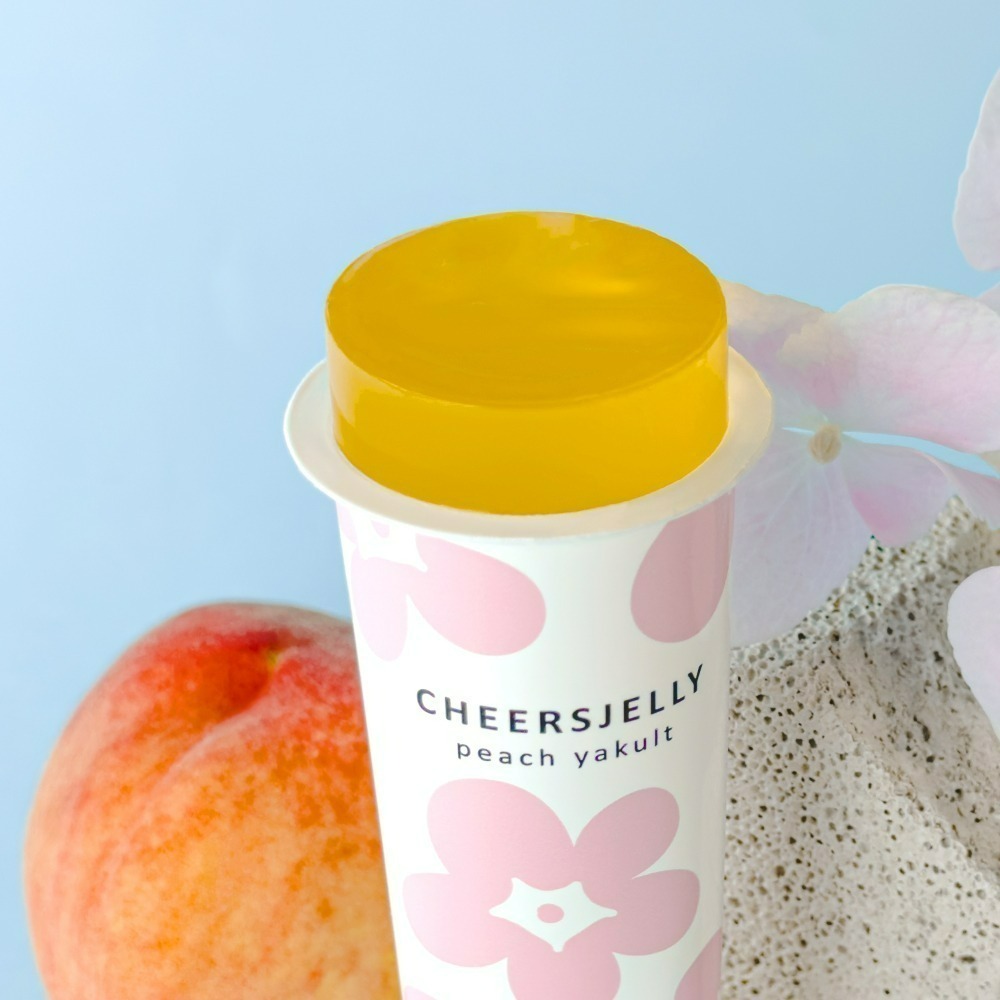 Cheersjelly舉杯低卡凍膳食纖維款ｘ蜜桃乳酸蒟蒻凍1盒6根入-細節圖4
