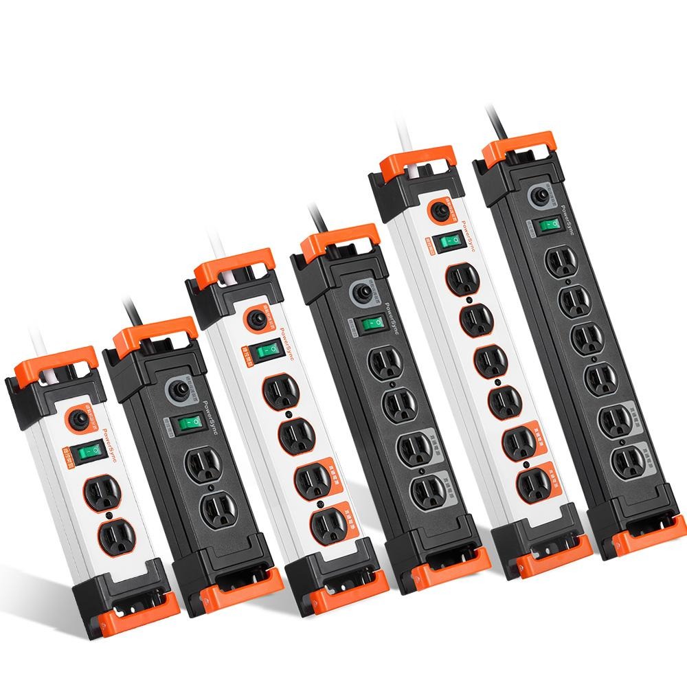 群加 PowerSync 一開多插鋁合金防雷擊抗搖擺延長線/1.8m-細節圖2