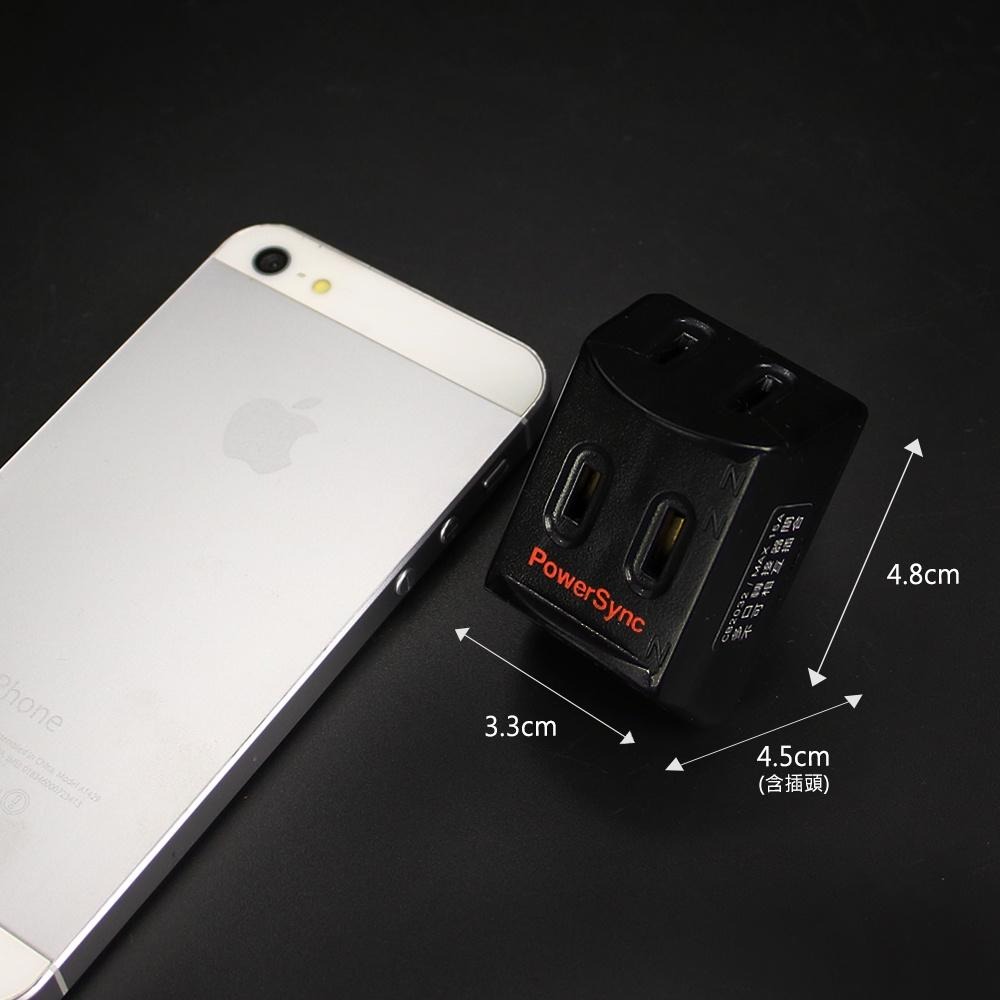 群加 PowerSync 2P 3插高耐熱三面壁插/黑色/白色(TC3201/TC3291)-細節圖8