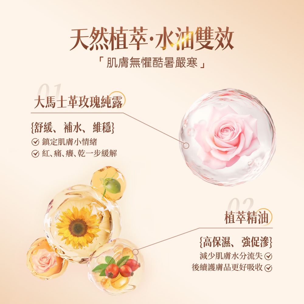 【限時購】澳洲 Ausbelle 玫瑰水油精萃水保濕噴霧 100ml (贈送濕敷綿)-細節圖6