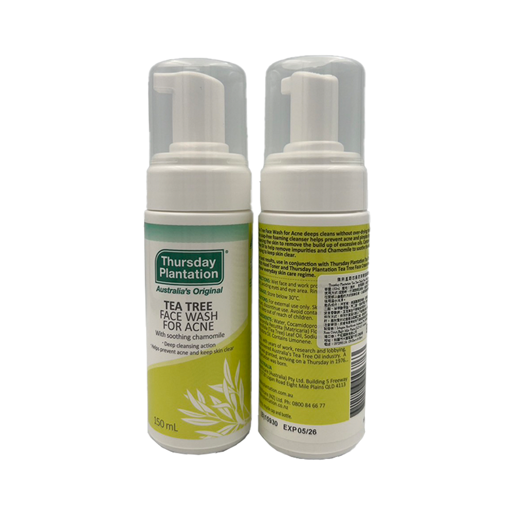 澳洲Thursday Plantation星期四農莊茶樹潔顏慕斯 150ml-細節圖2