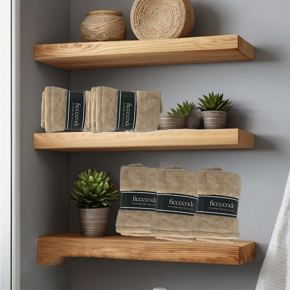 Ficce Code 珊瑚絨超柔吸水乾髮帽-細節圖2