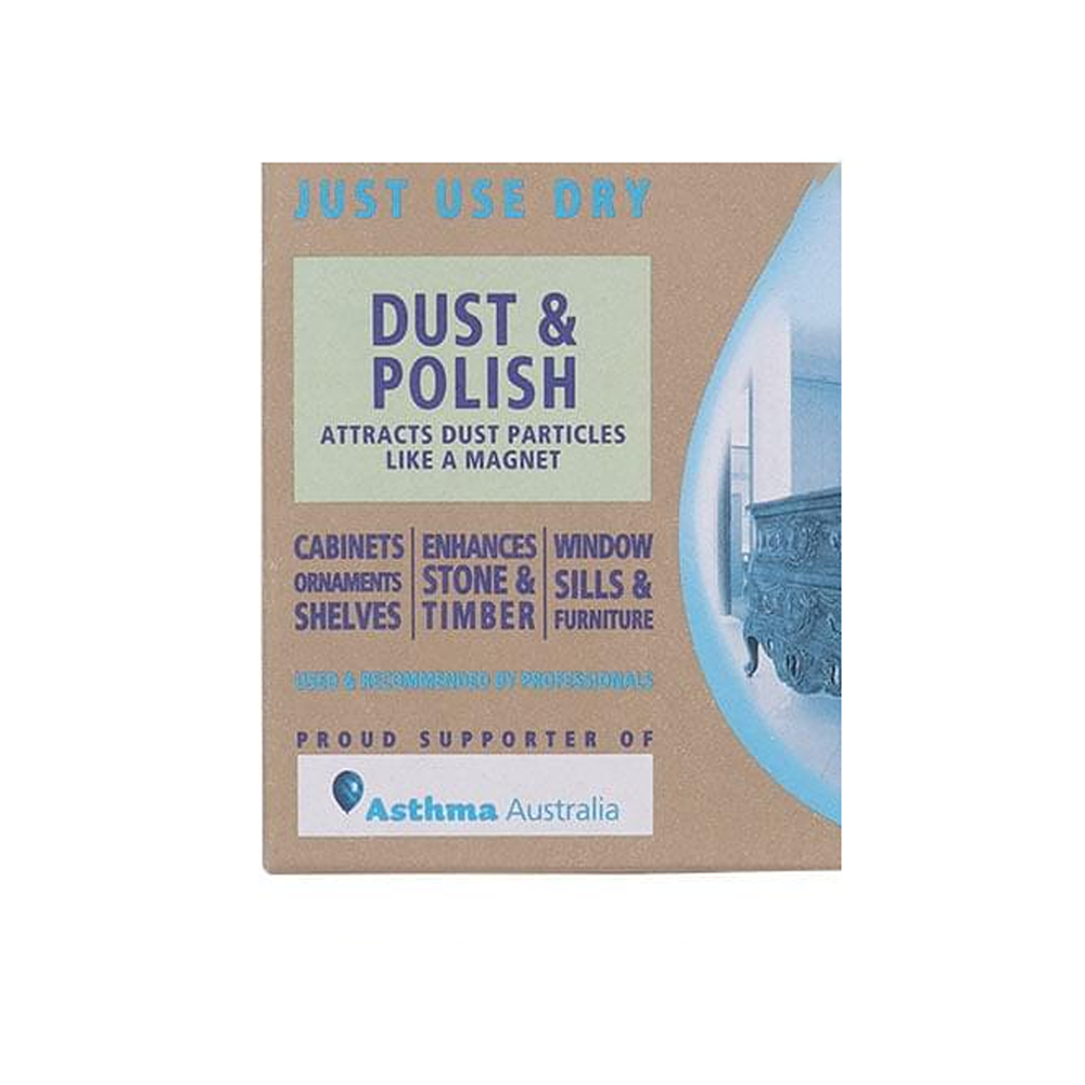 White Magic 環保纖維布-靜電除塵和拋光專用(綠色)-細節圖2