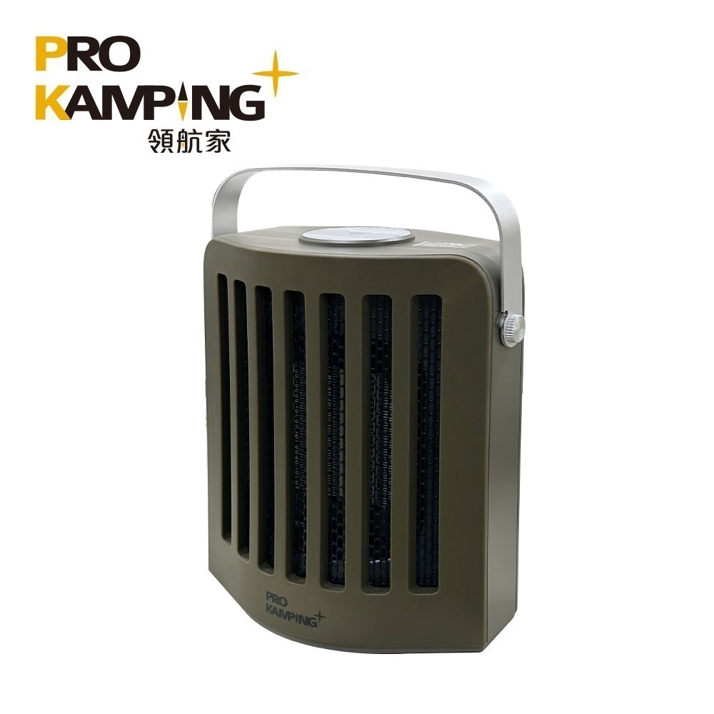Pro Kamping 領航家 擺頭陶瓷電暖器 PK-201 電暖爐 露營暖爐 桌上型電暖器 桌上暖風機-細節圖3