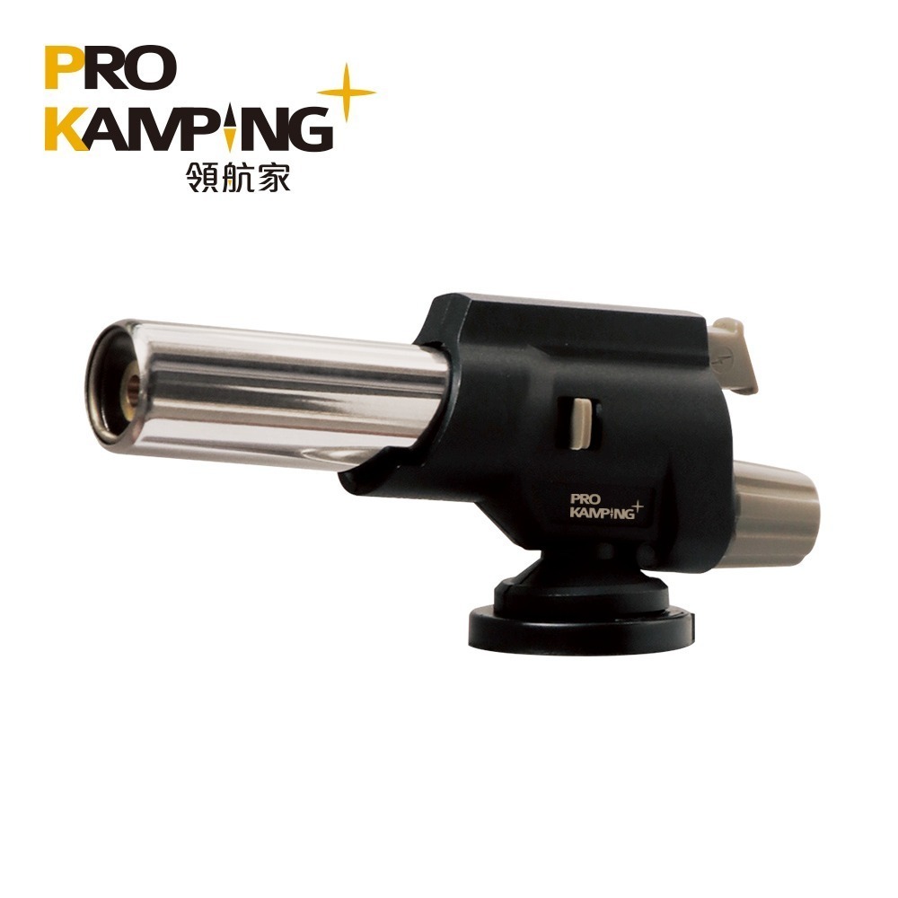 Pro Kamping 領航家 溫控防衝火瓦斯噴槍PK-202D  電子點火噴槍頭 卡式噴燈 露營烤肉生火 噴火槍-細節圖2