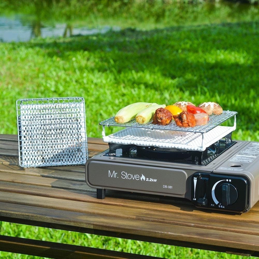 日本丸十金網　陶瓷遠紅外線燒烤網 150mm(小)／220mm(大)　戶外/家用-細節圖2