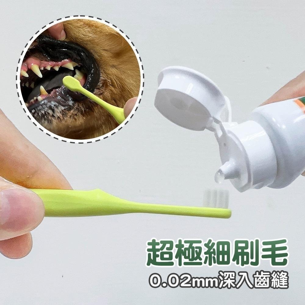 日本LION PETKISS寵物系列 犬貓通用 超級細毛牙刷-細節圖2