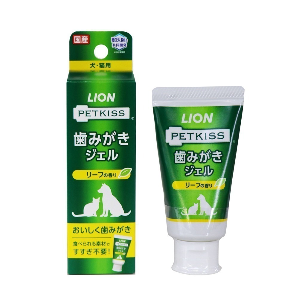 日本LION PETKISS寵物系列 犬貓通用牙膏40g (三種口味)-規格圖1