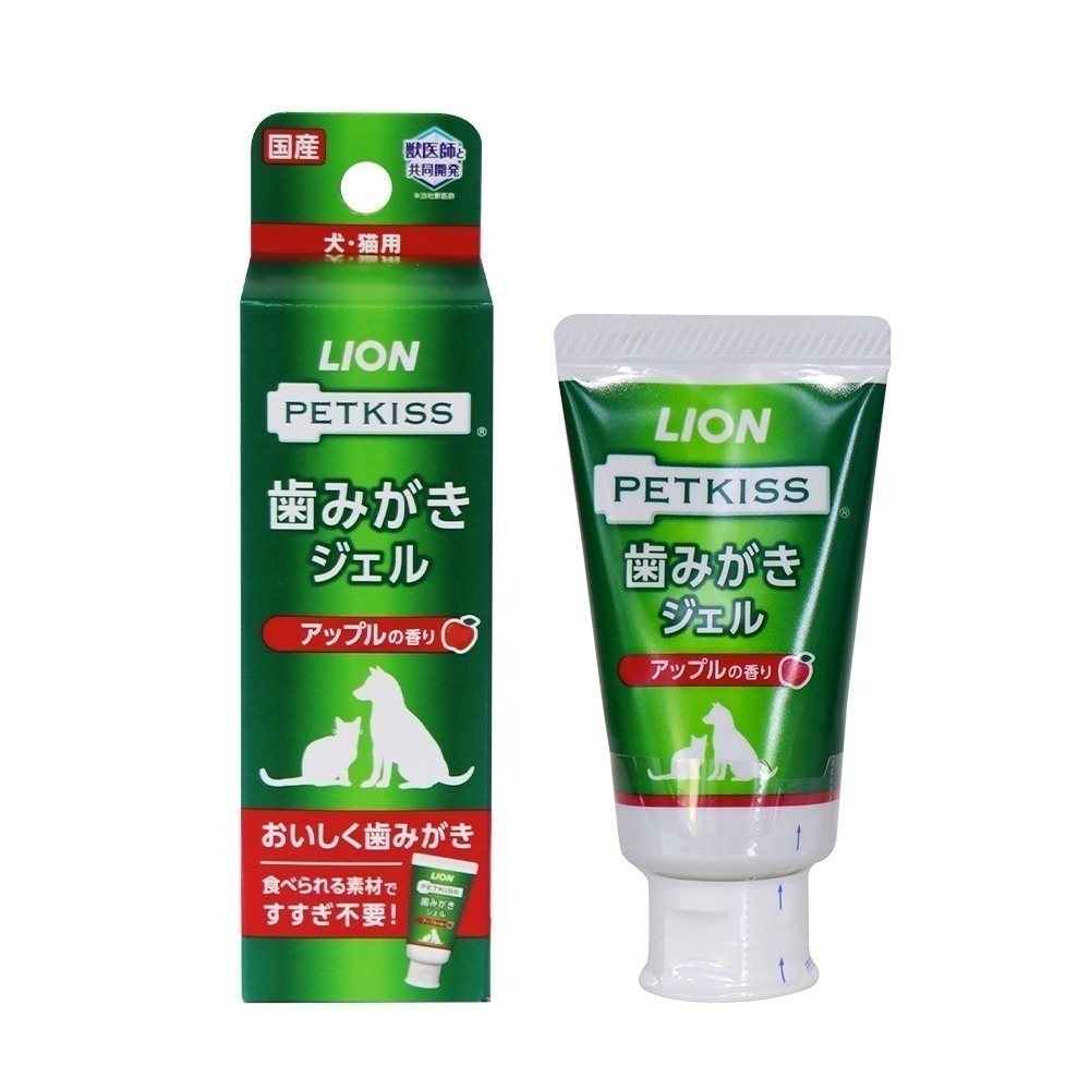 日本LION PETKISS寵物系列 犬貓通用牙膏40g (三種口味)-規格圖1